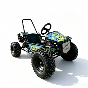 Gasoline 4-Wheel Off-road Go Kart Chain Drive Disc Brake 4 Stroke 212cc Engine Adult Outdoor Racing Beach All-Terrain Drift Kart