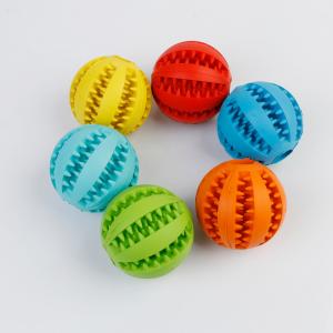 Pet toy for chewing and teething, leak-proof ball for pets