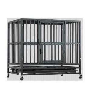 Round tube dog cage (foldable version)