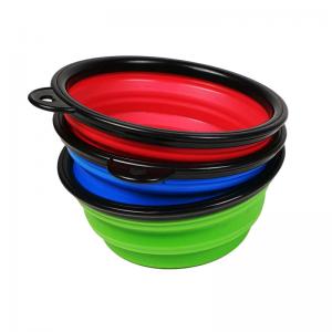 Silicone pet folding bowl